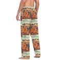 thumbnail image 6 of Fall Pumpkin Harvest Mens Pajama Pant Sleep and Lounge Bottons with Pockets, 6 of 7