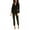 NoColor, variant on BLACK Women's Patyna Crepe Tie Waist Jumpsuit, US 40