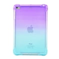 thumbnail image 6 of Cute Back Cover Case for iPad 9.7 Tablet (iPad 6th/5th Generation 2018 2017 /iPad Air 2 2014 /iPad Air 1st 2013, 9.7 Inch) - Slim Fit Light Weight Durable Silicone Back Cover Case (Purple Green), 6 of 7
