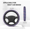 thumbnail image 5 of Elastic Steering Wheel Cover, Retro plants forest animals Stretch Thickening Car Steering Wheel Cover Women Men, Steering Wheel Protector Universal 15 in, 5 of 7