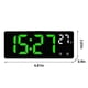 thumbnail image 3 of Reloj despertador digital LED simple con pantalla digital grande, moderno, con múltiples funciones, para escritorio, mesita de noche, estudio, cocina. Reloj despertador digital., 3 of 7