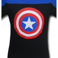 thumbnail image 3 of Captain America (Marvel Comics) Yoke Mens T-Shirt - Simple Shield Logo Image (Small), 3 of 5