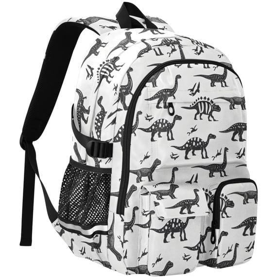 ALAZA Dinosaurs Print Student Backpack School Bookbag Large Laptop Daypack Travel Bag
