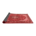 thumbnail image 2 of Ahgly Company Indoor Square Medallion Red Traditional Area Rugs, 3' Square, 2 of 4