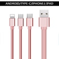 thumbnail image 4 of YSTINNG Multi USB Charger Cable Retractable 3 in 1 Multiple Charging Cord Adapter USB Charging Cable B311-2348, 4 of 4