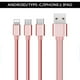 thumbnail image 2 of Cable de carga USB múltiple retráctil 3 en 1 cable de carga múltiple adaptador de cable de carga USB, 2 of 4