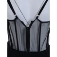 thumbnail image 6 of Coduop Women's Sexy Mesh Sleeveless Strappy Dress Backless See-Through Dress Bathing Beach Clothes, 6 of 7
