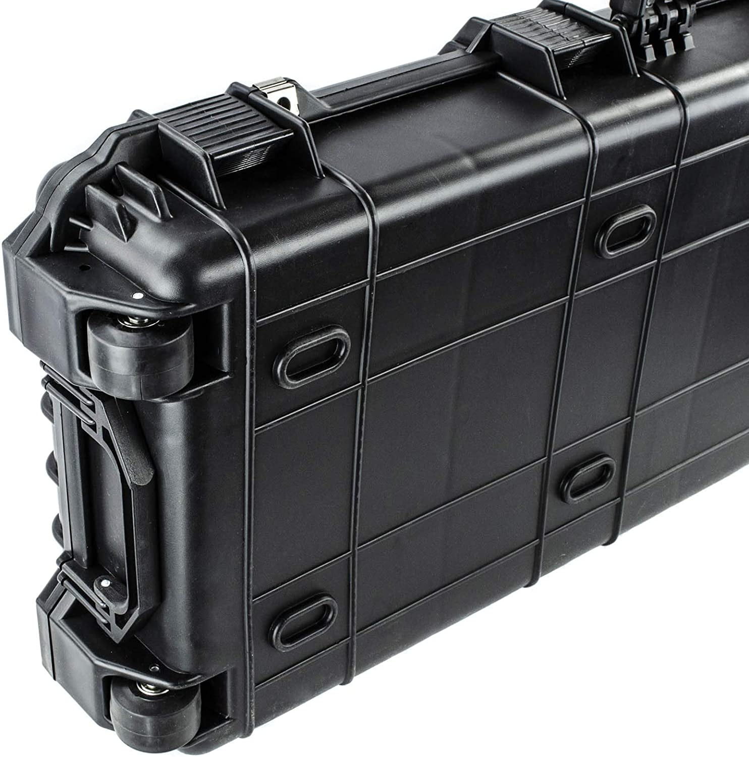 48" Protective Roller Rifle Case Water and Shock Resistant w/ Foam by Eylar Black