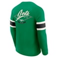 thumbnail image 3 of Men's Darius Rucker Collection by Fanatics Kelly Green New York Jets Waffle-Knit Raglan Long Sleeve Henley T-Shirt, 3 of 6