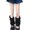 Black 2, variant on 1 Pair Winter Calf Covers Faux Fur Fuzzy Anti-slip Solid Color Elastic Thickened Daily Wear Sports Outing Leg Warmers