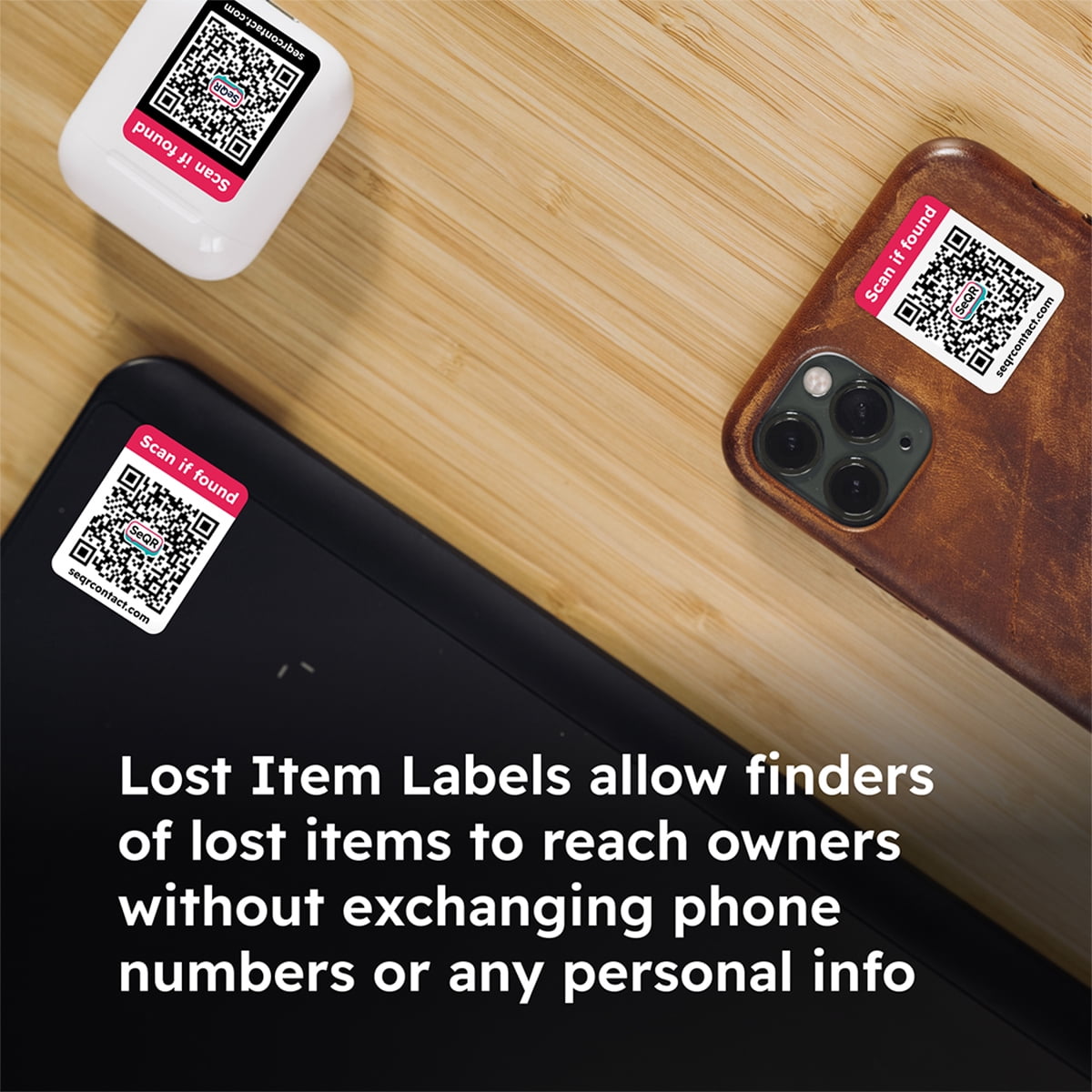 SeQR Contact SeQR Contact Lost Item Labels 24-Pack
