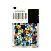 Cousin DIY Multicolor Glass E-Bead Bulk Pack, 100g, 1000 Piece, Model 65027224, Unisex for Adults