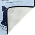 thumbnail image 4 of Coolnut Lightweight Carpet Mats, 5'3" x 4' Area Soft Rugs, Floor Mat Rug Home Decoration for Kids Room Living Room, 63"x 48" Dolphins Under Water, 4 of 6