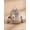 Beige, variant on Back to School Lightweight Water Resistant Oxford Backpack, Multi Pocket Pom Pom Student Shoulder Bag for Women, Khaki