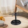 thumbnail image 1 of Necklace Organizer Hanging Rack Rotation for Scrunchie Bracelets Chains Necklace Organizer Hanging Short Black, 1 of 9