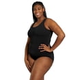 thumbnail image 5 of Sporti Plus Size Moderate Scoop Back One Piece Swimsuit, High Cut, Athletic (Women's Plus), 5 of 10