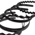 thumbnail image 3 of 8 diademas antideslizantes para mujer, con dientes, deportivas, de plástico., 3 of 7
