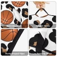 thumbnail image 6 of White Leopard Basketballs Pattern Toddler Nap Mats for Kids Preschool,Sleeping Mat Bag or Kids,Toddler Sleeping Bag,Toddler Nap Mat or Daycare, 6 of 6
