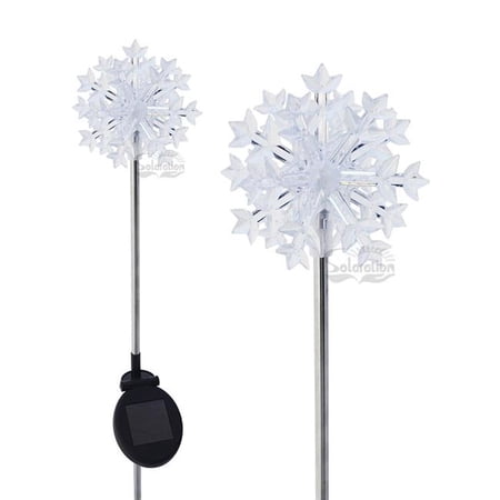 snowflake solar lantern