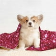 thumbnail image 4 of Naloa Pink Glitter Dog Blanket, 3 Sizes Cat Blanket for Indoor Cats Large Medium Small Dog Gifts-Medium, 4 of 8