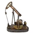 thumbnail image 6 of Western Rustic Vintage Nodding Donkey Pumpjack Oil Derrick Rig Pumpjack Figurine, 6 of 6