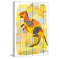 thumbnail image 3 of MARMONT HILL  - 'Dinosaur 1' by Yolanta Gawlik Painting Print on White Wood - Multi-Color 24 x 36, 3 of 5
