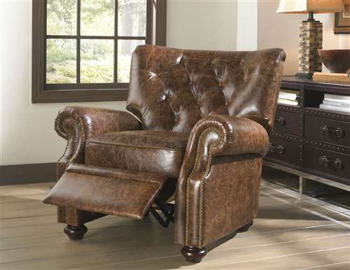 lazzaro leather recliner