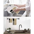 thumbnail image 5 of Beige Kitchen Dish Towels for Drying Dishes Set of 4, Modern Abstract Art Farmhouse Striped Waffle Weave Microfiber Hand Tea Bathroom Towels Quick Dry & Absorbent Towel 12x12, 5 of 7