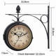 thumbnail image 2 of Retro Wall Clock Double-Sided European Antique Style Creative Classic Wall Hanging Clocks Wrought Ir, 2 of 5