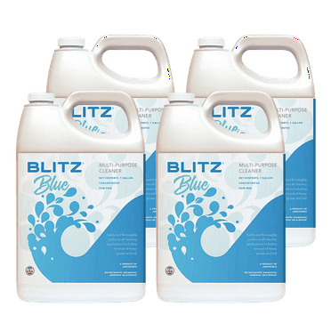 BlitzBlue - All Purpose Cleaner Degreaser 1:128 - Case of 4 Gallons