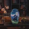 thumbnail image 3 of Yatskia Horse Polo with Mountains Little Cremation Keepsake Urns for Human Ashes Adult Mother and Father, Large Funeral Burial Urn for Ashes Adult Male, (Classic 10 Inch and 3 Inch), 3 of 8