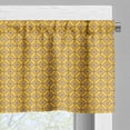 thumbnail image 3 of Ambesonne Oriental Window Valance, Vibrant Geometric Motif, 54" X 18", Mustard Violet, 3 of 5