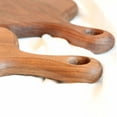 thumbnail image 2 of Tabla de cortar de madera de nogal negro producida artísticamente, tabla de cortar de madera entera para pizza, filetes, pan, verduras y frutas, tabla de cortar de madera maciza, 2 of 5
