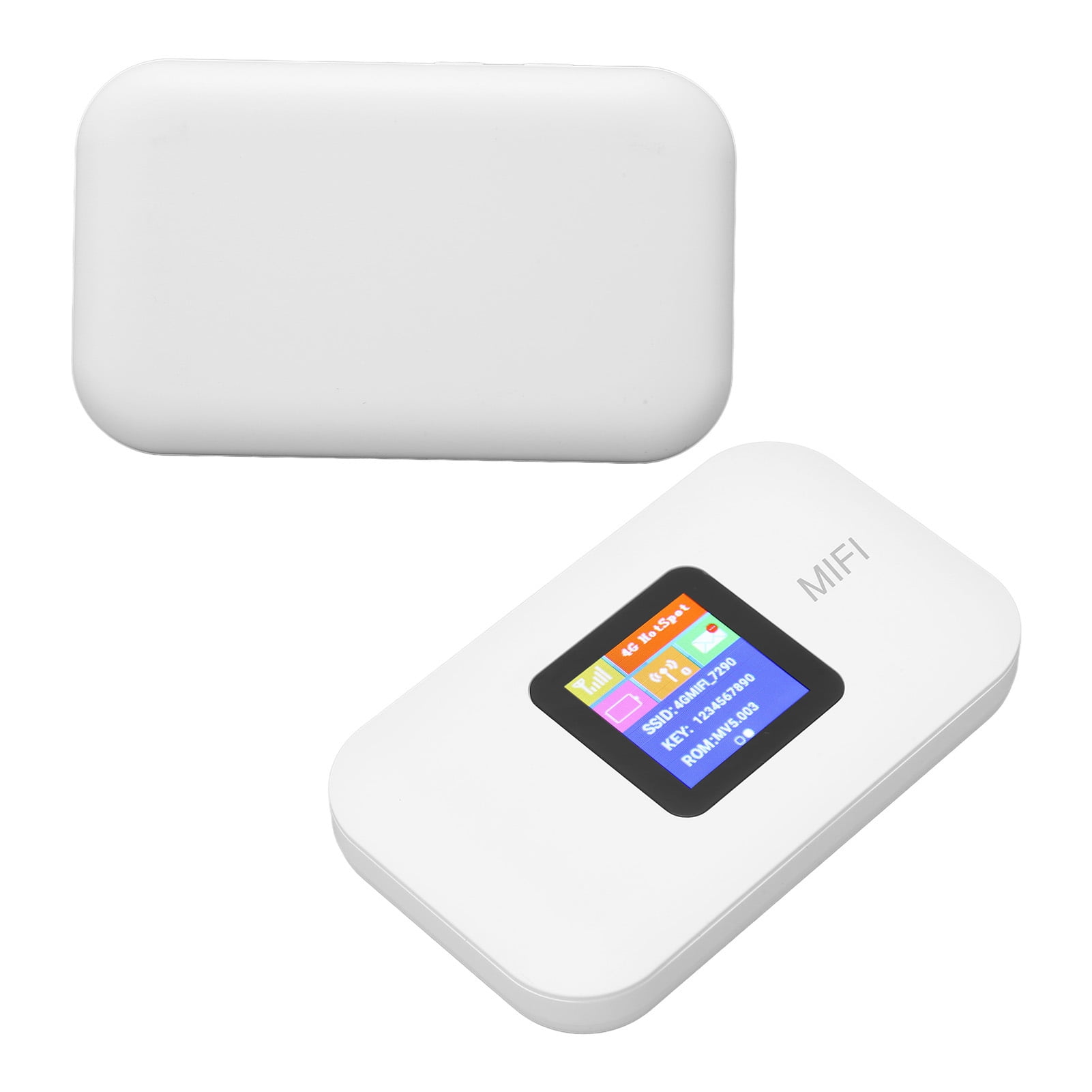 4G LTE Mobile WiFi Hotspot, Support 10 Users Mobile WiFi Hotspot ABS Material with SIM Card Slot for Travel