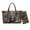 Brown-Deer Hunting, variant on LedBack Deer Hunting Printed Handbag and Wallet Set Womens Tote Bag Top Handle Shoulder Purse with Matching Wristlet Wallet Pu Leather Totes Satchel Purses for Travel, Brown