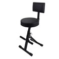 thumbnail image 2 of Taburete plegable para guitarra, trono de tambor para músico, asiento acolchado, silla portátil, trono de tambor, taburete ajustable para adultos y, 2 of 9