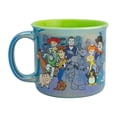 thumbnail image 1 of Taza de Cerámica Iridiscente Bitono, Diseño Toy Story 30 Aniversario, Disney Pixar, Tarro para Bebidas Calientes, Capacidad 430 ml, Azul/Verde, 1 of 5