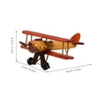 thumbnail image 2 of HEATSHAKING Airplane Desktop Decorations Wooden Airplane Model Multi Photo Props Home 1Pcs, 2 of 8