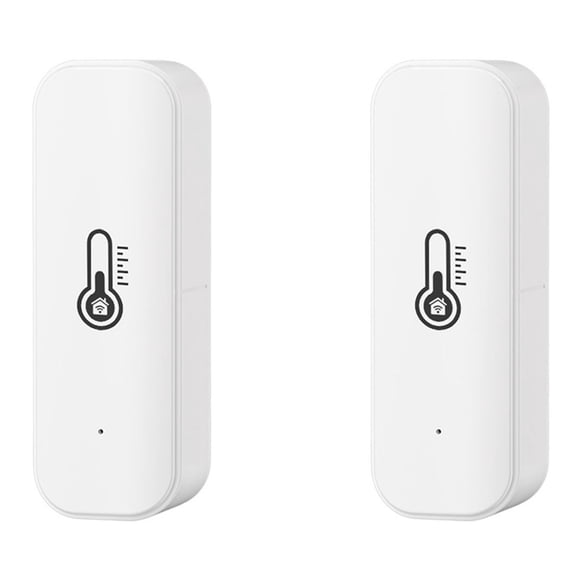 2X Tuya WiFi Sensor de Temperatura y Humedad Sensor de Humedad Interior Monitoreo de Aplicaciones para Home Assistant