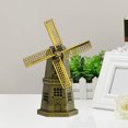 thumbnail image 4 of Dtchengua Dutch Windmill Model,Vintage Metal Windmill Ornaments For Bookcase Wine Cabinet Decorations Living Room European Desktop Windmill Small Ornamentschristmas halloween ornaments, 4 of 6