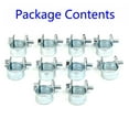 Mini Hose Clips Nut And Bolt Fuel Line Clamps Petrol Pipe Diesel Air Small Clamp