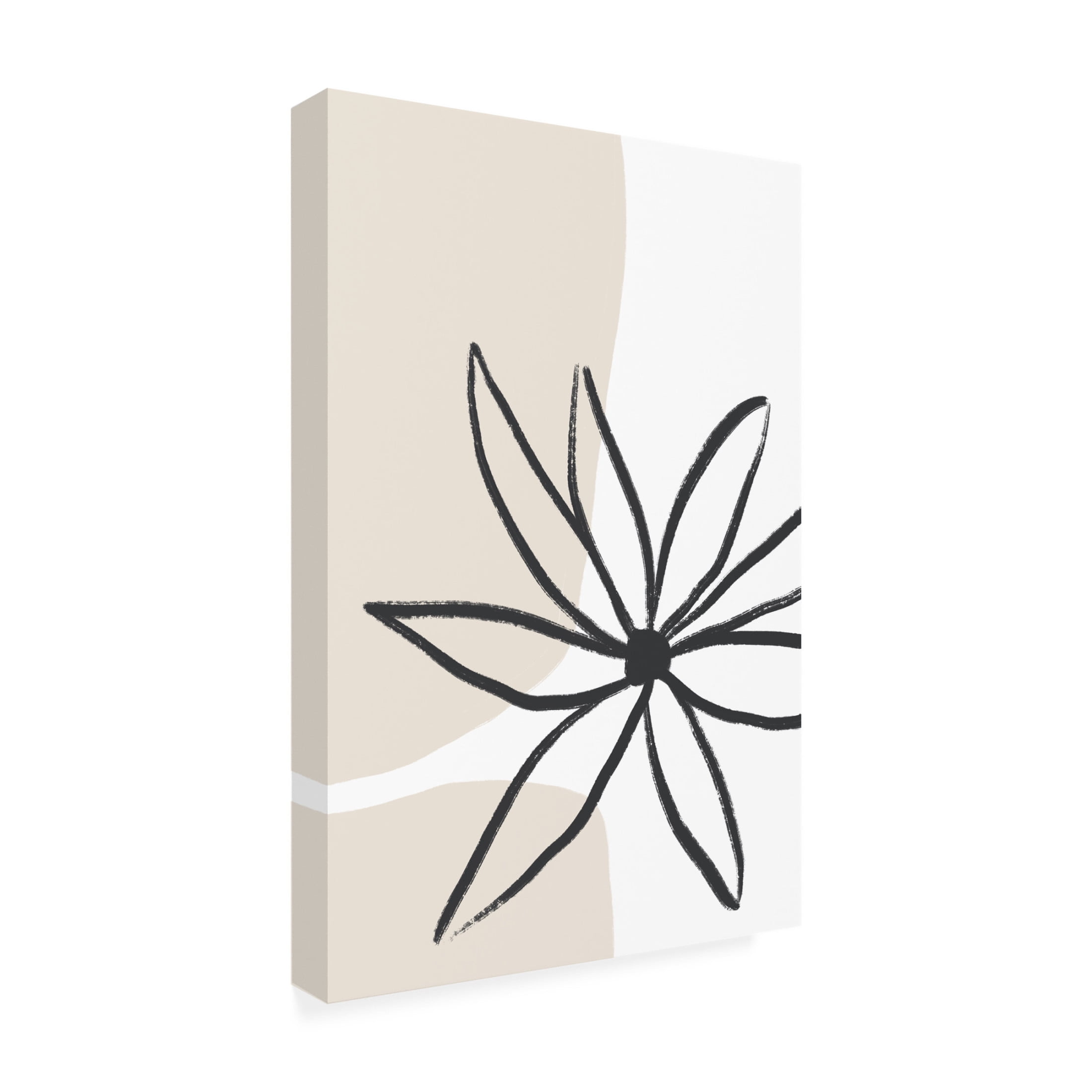 Trademark Fine Art uplusmestudio Flower And Cream Canvas Wall Art