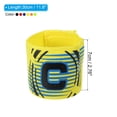 thumbnail image 2 of Captain Armband Adjustable Elastic Soccer Captain's Arm Band, 6 Colors, 6 Pack, 2 of 6