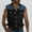 Navy, variant on LADIGASU Men Casual Fashion Patchwork Turndown Collar Sleeveless Pockets Sports Tank
