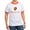 Red/White, variant on CafePress - Delta Chi Vertical Color Logo T Shirt - 100% Cotton Ringed T-Shirt