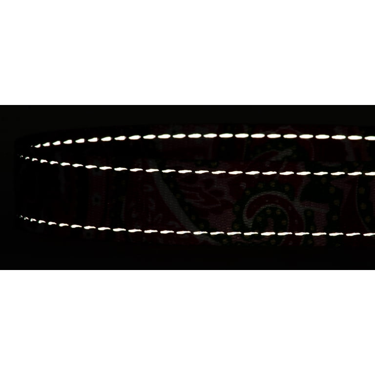 Country Brook Petz Pink Paisley Reflective Dog Collar, Large photo 6