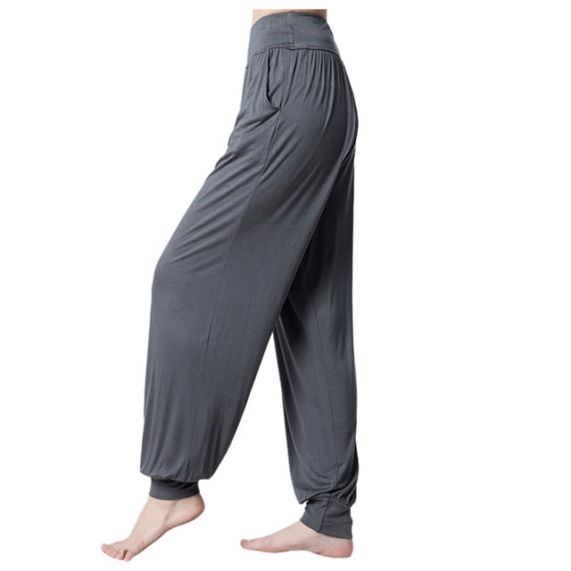 WILLBEST Pantalones Casuales para Mujer, Sueltos, Deportivos, de Yoga y Fitness, con Bolsillos En La Cintura Plana, Estilo Cómodo, Versátiles para Uso Diario y Activo. Chica