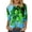 Blue, variant on Aayomet St Patrick's Day Workout Shirts For Women Women's Sydney Short-sleeve Cropped Crew Neck T-shirt,Blue M
