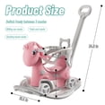 thumbnail image 3 of GVCXZBSS Unicorn Rocking Horse Pink Toddler Balance Bike Ride On Toy 4 Wheels, 3 of 15