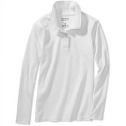 George Girls School Uniform Long Sleeve Polo with Scotchgard Stain Resistant Treatment (Little Girls & Big Girls)